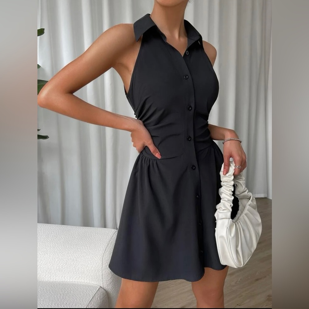 Black Halter Dress